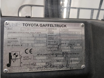 El-truck Toyota 7FBMF30: bilde 2