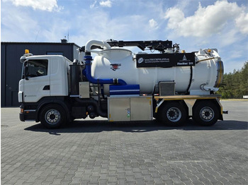 Vakuum lastebil Scania Saugbagger Larsen FlexVac 311 Vacuum suction loade: bilde 4