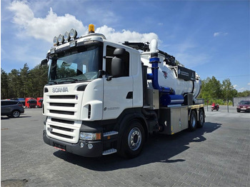 Vakuum lastebil Scania Saugbagger Larsen FlexVac 311 Vacuum suction loade: bilde 3