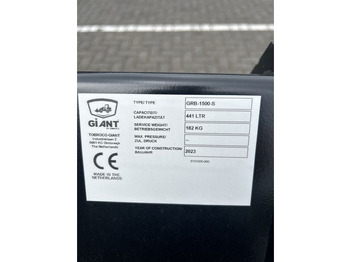 Ny Skuffe for Bygg og anlegg Tobroco Grondbak 150 cm Giant aanspan: bilde 5