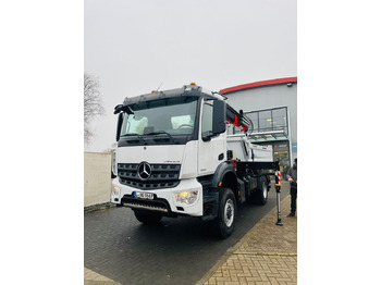 Leie  Mercedes-Benz Arocs 1835  4x4 Meiller Fassi F135 Kran Kipper Mercedes-Benz Arocs 1835  4x4 Meiller Fassi F135 Kran Kipper: bilde 5