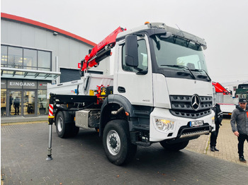 Leie  Mercedes-Benz Arocs 1835  4x4 Meiller Fassi F135 Kran Kipper Mercedes-Benz Arocs 1835  4x4 Meiller Fassi F135 Kran Kipper: bilde 2