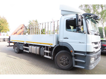 Planbil, Kranbil Mercedes-Benz Axor  1833 L - Glastransporter Kran Palfinger: bilde 4