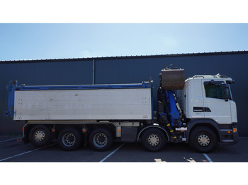 Leie Scania G 490 10X4 CABLE SYSTEM TRUCK WITH PALFINGER Q180Z95TR CRANE Scania G 490 10X4 CABLE SYSTEM TRUCK WITH PALFINGER Q180Z95TR CRANE: bilde 4