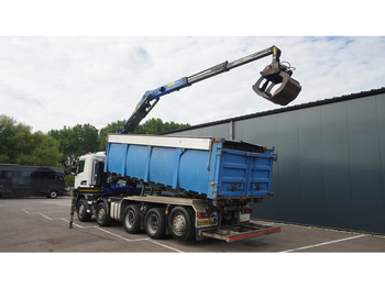 Leie Scania G 490 10X4 CABLE SYSTEM TRUCK WITH PALFINGER Q180Z95TR CRANE Scania G 490 10X4 CABLE SYSTEM TRUCK WITH PALFINGER Q180Z95TR CRANE: bilde 3