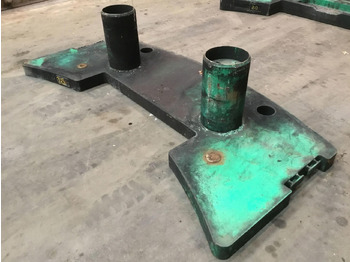 Motvekt for Mobilkran FAUN ATF 60-3 counterweight base plate 1,6 ton: bilde 4