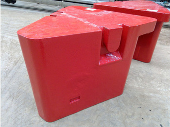 Motvekt for Bygg og anlegg Grove GMK 5130-1/2 counterweight 5,8 ton: bilde 2