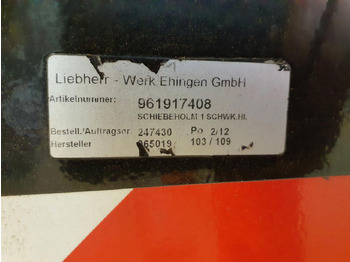Fjæring for Mobilkran Liebherr LTM 1400 7.1 inner rear sliding beam with cilinder: bilde 2