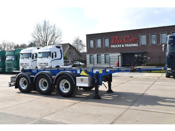 Container-transport/ Vekselflak semitrailer VAN HOOL 20'