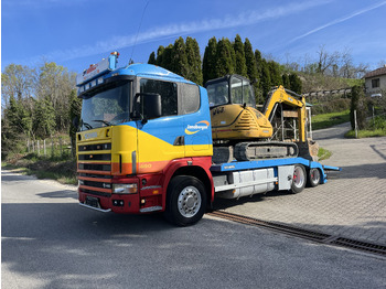 Transporter lastebil for transport av tunge maskiner SCANIA 164 480 V8 GS MEPPEL: bilde 2