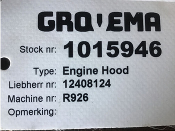 Panser Liebherr Bonnet Right: bilde 4 Panser Liebherr Bonnet Right: bilde 4