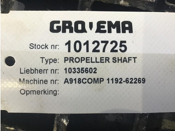 Drivaksel Liebherr Propeller Shaft: bilde 3 Drivaksel Liebherr Propeller Shaft: bilde 3