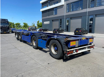 Container-transport/ Vekselflak semitrailer Broshuis 2Connect 2AKCC / 4 Axles / 3x Steering Axle / 2x Lift Axle: bilde 3
