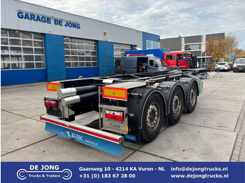 Container-transport/ Vekselflak semitrailer D-TEC