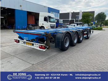 Container-transport/ Vekselflak semitrailer D-TEC
