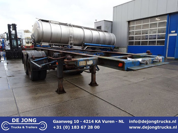 Container-transport/ Vekselflak semitrailer GROENEWEGEN