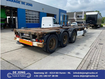 Container-transport/ Vekselflak semitrailer KRONE SD