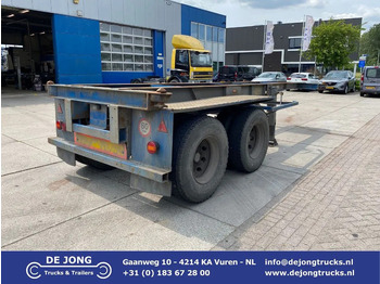 Container-transport/ Vekselflak semitrailer VAN HOOL 20'
