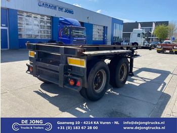 Container-transport/ Vekselflak semitrailer VAN HOOL 20'