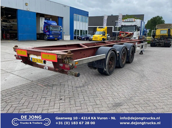 Container-transport/ Vekselflak semitrailer VAN HOOL Mega