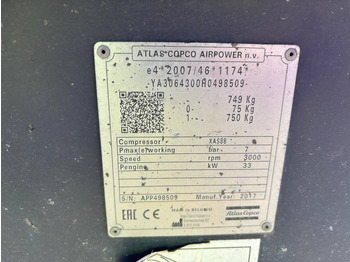 Luftkompressor Atlas-Copco XAS 88: bilde 5