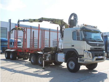 Tømmerbil, Kranbil Volvo FMX 500, 6X6,LOGLIFT F265Z95 +trailer DOLL(2007): bilde 2