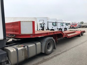 Lavloader semitrailer for transport av tunge maskiner Polkon H50-X, Tieflader Rampen: bilde 1