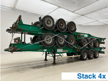 Container-transport/ Vekselflak semitrailer FRUEHAUF