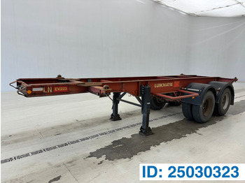 Container-transport/ Vekselflak semitrailer VAN HOOL 20'