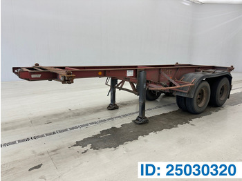 Container-transport/ Vekselflak semitrailer VAN HOOL 20'