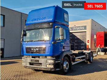 Container-transport/ Vekselflak lastebil MAN TGM 18.340