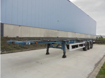 Container-transport/ Vekselflak semitrailer VAN HOOL