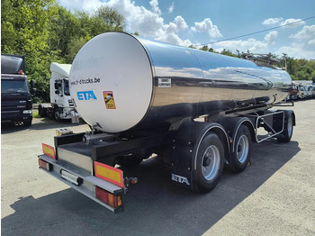 Tankhenger for transport av melk ETA 16500L INSULATED INOX TANK - 1 COMP: bilde 5