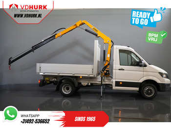 Pickup Volkswagen Crafter 50 165 pk Effer 352S Kraan/ Crane/ Kran/ Autokran/ PTO/ Open laadbak/ Dubbel Lucht: bilde 2