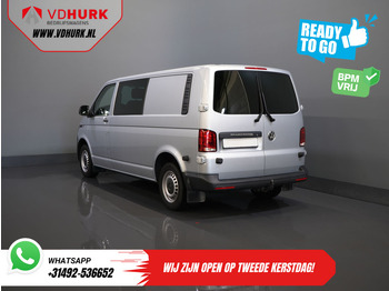 Kassebil, Varebil med dobbelt førerhus Volkswagen Transporter T6.1 2.0 TDI 150 pk DSG Aut. L2 DC BPM VRIJ! Dubbel Cabine 6 Pers./ Lage KM!/ Adapt.Cruise/ 270Gr. Deuren/ Navi/ Carplay/ Trekha: bilde 2