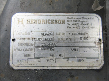 Aksel og deler for Lastebil DAF 1934092 FTP 4,4 TONS SLEEP AS DAF XF CF EURO 6: bilde 5