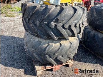 Anleggsmaskiner Tvillingmontering dæk og fælge med beslag til Hydrema rendegraver.: bilde 4