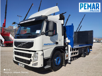 Transporter lastebil, Kranbil VOLVO FM 410 6X2 GRUA PORTAMAQUINARIA: bilde 2