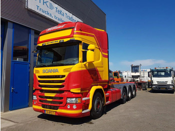 Container-transport/ Vekselflak lastebil SCANIA R 450