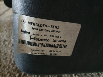 Reservedeler for Lastebil MERCEDES-BENZ Mercedes Benz Actros MP4 EURO6 emission WEBASTO, VALEO cab heater, AC control, additional heating control 9608302160, 9017533B: bilde 2 Reservedeler for Lastebil MERCEDES-BENZ Mercedes Benz Actros MP4 EURO6 emission WEBASTO, VALEO cab heater, AC control, additional heating control 9608302160, 9017533B: bilde 2