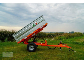 Ny Landbruk tippvogn Vemac Kippanhänger HK1000 1000kg 1to Kipper Anhänger Heckkipper Traktor: bilde 5