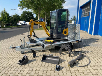 Minigraver Minibagger BK1250KJSR + Tieflader + Zubehör *INKL.19% MWST*BERGER KRAUS*VERSTELLFAHRWERK* KUBOTA*SOFORT!*: bilde 2 Minigraver Minibagger BK1250KJSR + Tieflader + Zubehör *INKL.19% MWST*BERGER KRAUS*VERSTELLFAHRWERK* KUBOTA*SOFORT!*: bilde 2