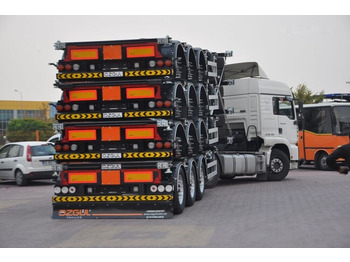 Ny Container-transport/ Vekselflak semitrailer for transport av container Özgül TELESCOBIC HIGH CUBE CONTAINER CHASSIS: bilde 4