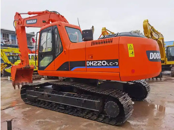 Beltegraver Used Doosan DH220-7 excavator on sale with manual engine made in Korea: bilde 3