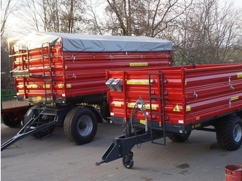 Ny Landbruk tippvogn Techmont Anhänger / Trailer / Remorque / Rimorchio / Прицеп двухоосный бортовой / Przyczepa dwuosiowa PTD16 12 t: bilde 3