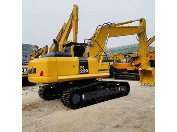 Beltegraver Used Original Japanese KOMATSU PC220-8 used excavator for sale in shanghai yard: bilde 4