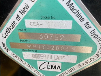 Beltegraver CAT 307E: bilde 5