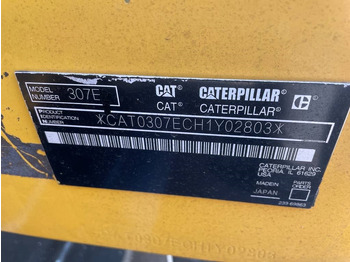 Beltegraver CAT 307E: bilde 3