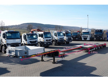 Lavloader semitrailer Emtech NACZEPA LAWETA / NISKOPODWOZIE / ROZCIĄGANA / DŁ: bilde 2