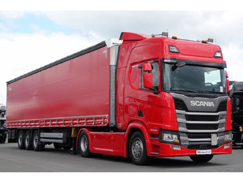 Trekkvogn Scania R 450 / OPONY 100% / 2021 ROK / ZESTAW / FIRANKA: bilde 4